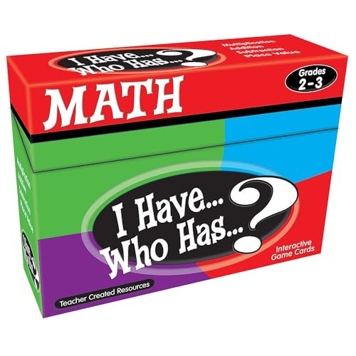 Teacher Created Resources I Have... Who Has...? Math Games Grade 2-3 (7818)