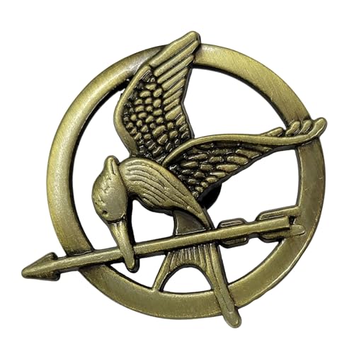 GFM Broche fantaisie pour femme Unger Games Mocking Jay - Pour anniversaire, fête des mères, Saint-Valentin, fête, anniversaire de mariage (BRCH-MockingBird), Moyen, Métal