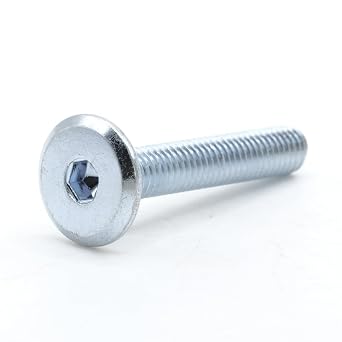 ReplacementScrews Assembly Screws Compatible with IKEA Part 124539 | HAUGA, HALVDAN, GALLERUD etc, Zinc Plated Joint Connector Bolts JCB - Type PFS6 -, Pack of 8