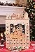 Clever Creations Wooden Christmas Advent Calendar, Countdown to Christmas, LED Holiday Decoration, Battery Operated, Santa Village