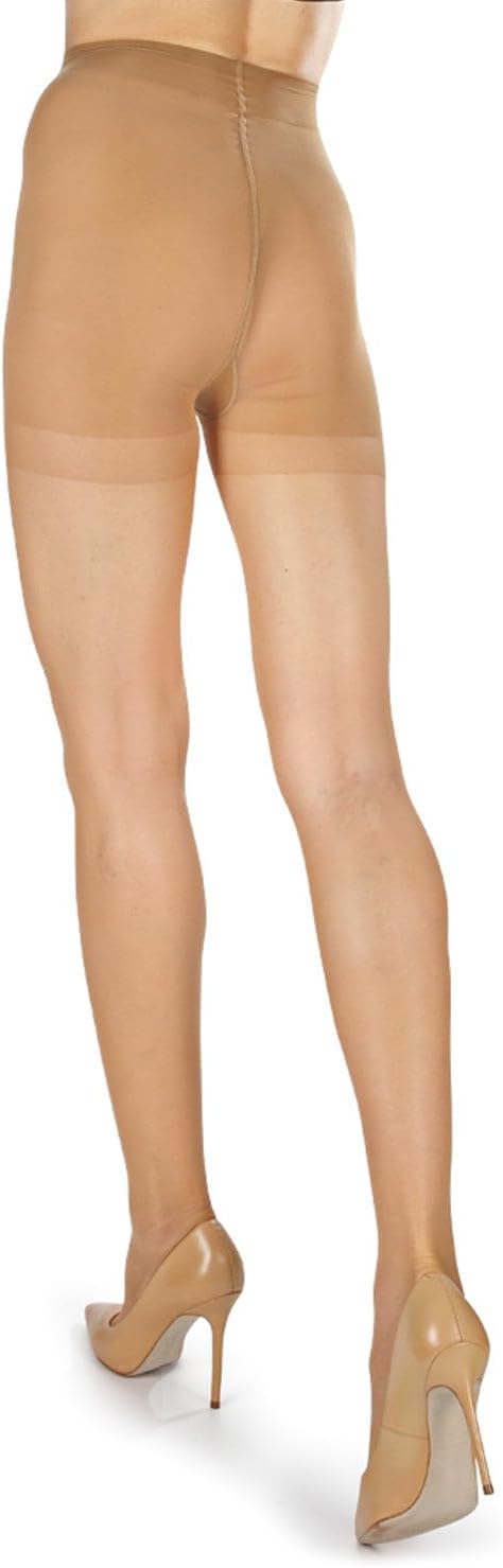 MeMoi Women's Nudes Ultra Bare Mini Toner Control Top LUXE Pantyhose - Image 6