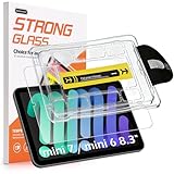 Hianjoo Screen Protector Compatible with iPad Mini 7 (A17 Pro) 2024 / Mini 6 2021 8.3 inch, Tempered Glass with Install Tray [HD Clarity] [9 Hardness] [Anti-Scratch] [Easy Installation]