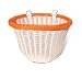 Colorbasket Front Handle Bar Adult Bike Basket, Water Resistant, with Leather Straps