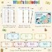 Reward Bucks Charts for Kids: 633P Good Behavior Reward Chore Chart, Family Housework Plan Earn Commend Boho Props,Play Game Behavior List for Boys Girls