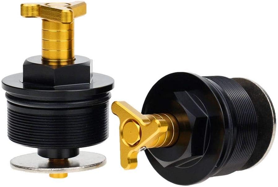 LANBAO Preload Fork Caps For Yamaha XJ900 (1995) XT500E 2002 XT600E 1990-2000 XVS1100 2004-2011 WR125 2010 2011 2012 2013 2014 41mm Triangle Fork Tube Fork Bolts