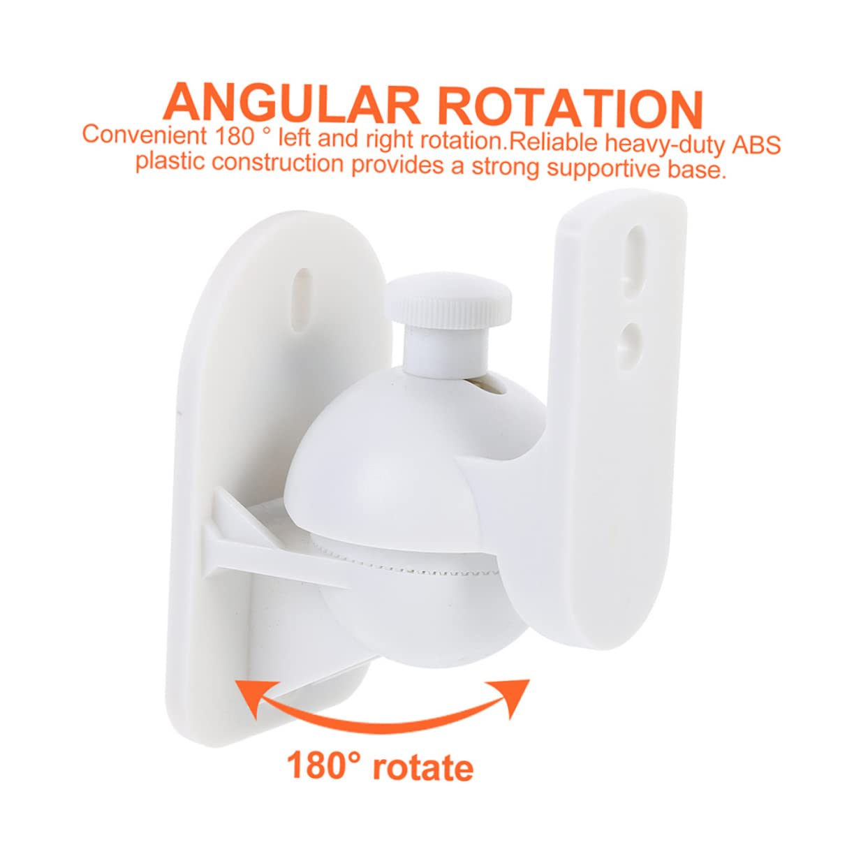 4piezas Soportes De Pared Giratorios y Ajustables Para Altavoces Soporte Para Altavoces De Pared