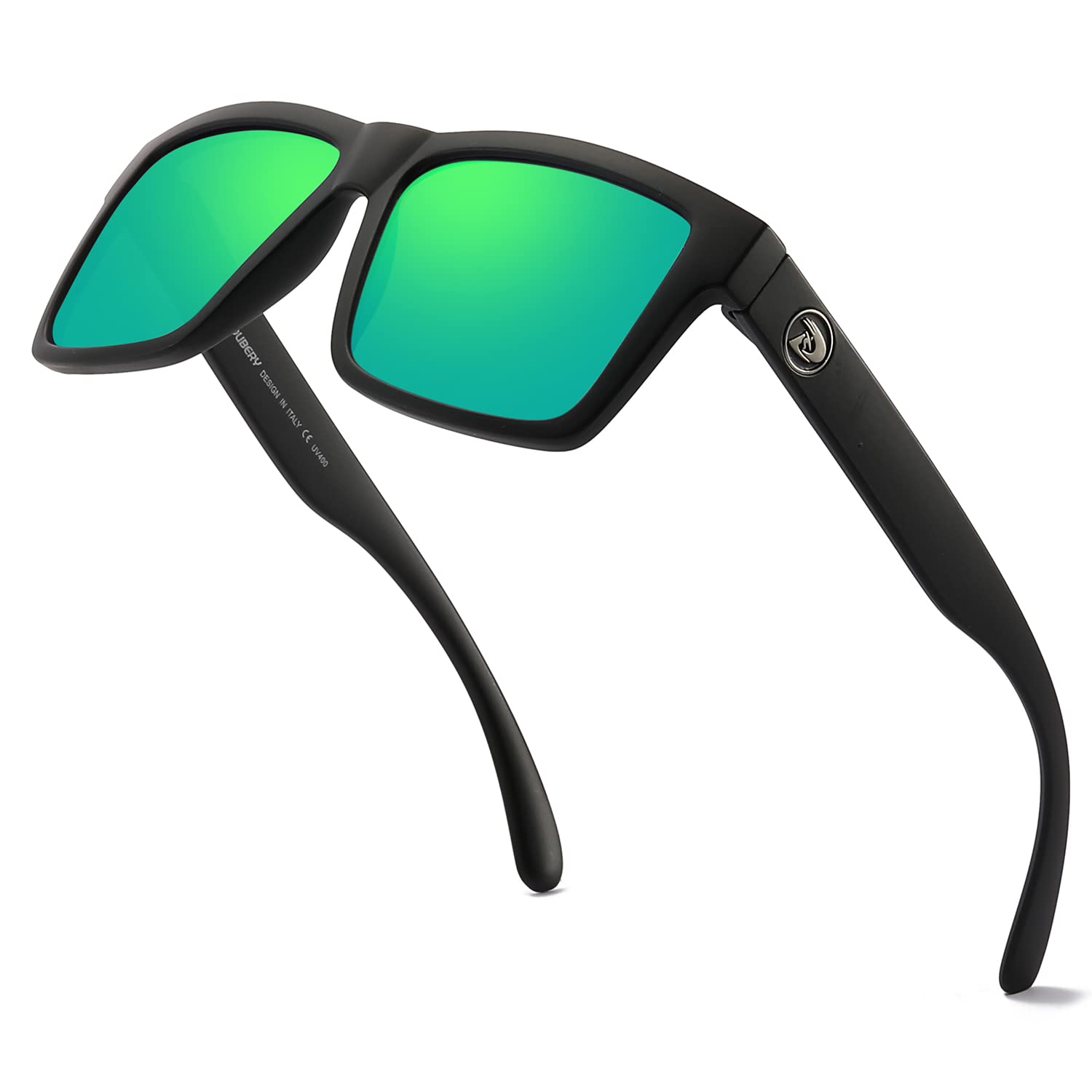 DUBERY Classic Square Polarized Sunglasses for Men/Women UV400 Protection Sun Glasses D805