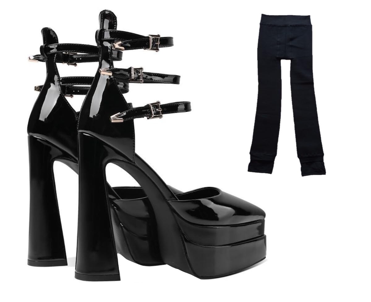 Set Chaussettes Legging Talons Hauts Diva Collection Haute Densité - 8