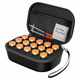 ProCase Insulina Vial Holder per Frigorifero, Custodia di Stoccaggio per Standard 10ml U-100 Peptidi O Flaconcini di Insulina, Forniture Diabetiche Organizer Protector -Nero, 9-Slot