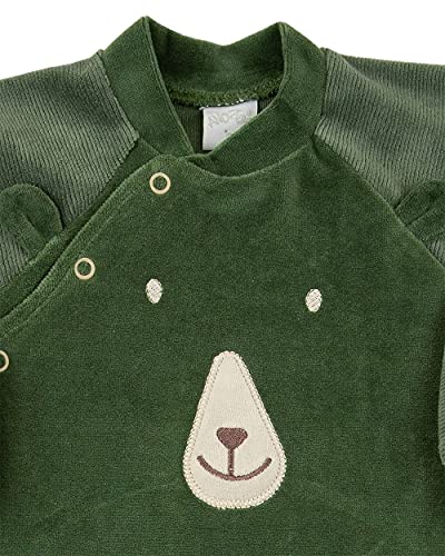 Macacão Bebê Plush Corpo de Ursinho - Verde P