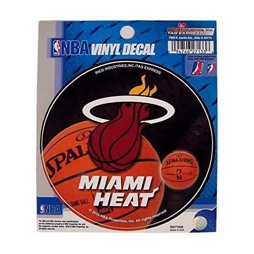 NBA Miami Heat Round Decal