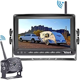 Rohent HD 960P Digital Wireless Backup Camera with Monitor Kit High-Speed Observation System