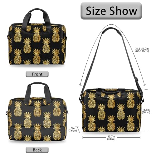 Maletín para portátil hasta 15.6 pulgadas color dorado miniatura 6