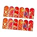 SM SunniMix 12Pcs Chinese New Year Red Envelopes Hong Bao Party Creative Decoration Gift Chinese Lucky Money Envelopes 2025 Snake Packets, No Snake Printed