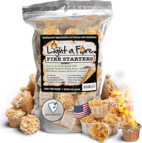 Light a Fire Waterproof Fire Starters XL Bag 60 Pods