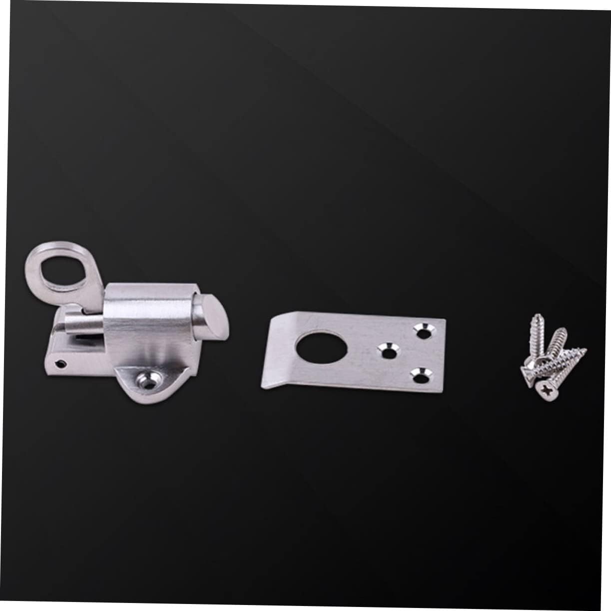 balacoo 3pcs Doors Home Security Latch Door Bolt Lock Garage Spring Catch Safety