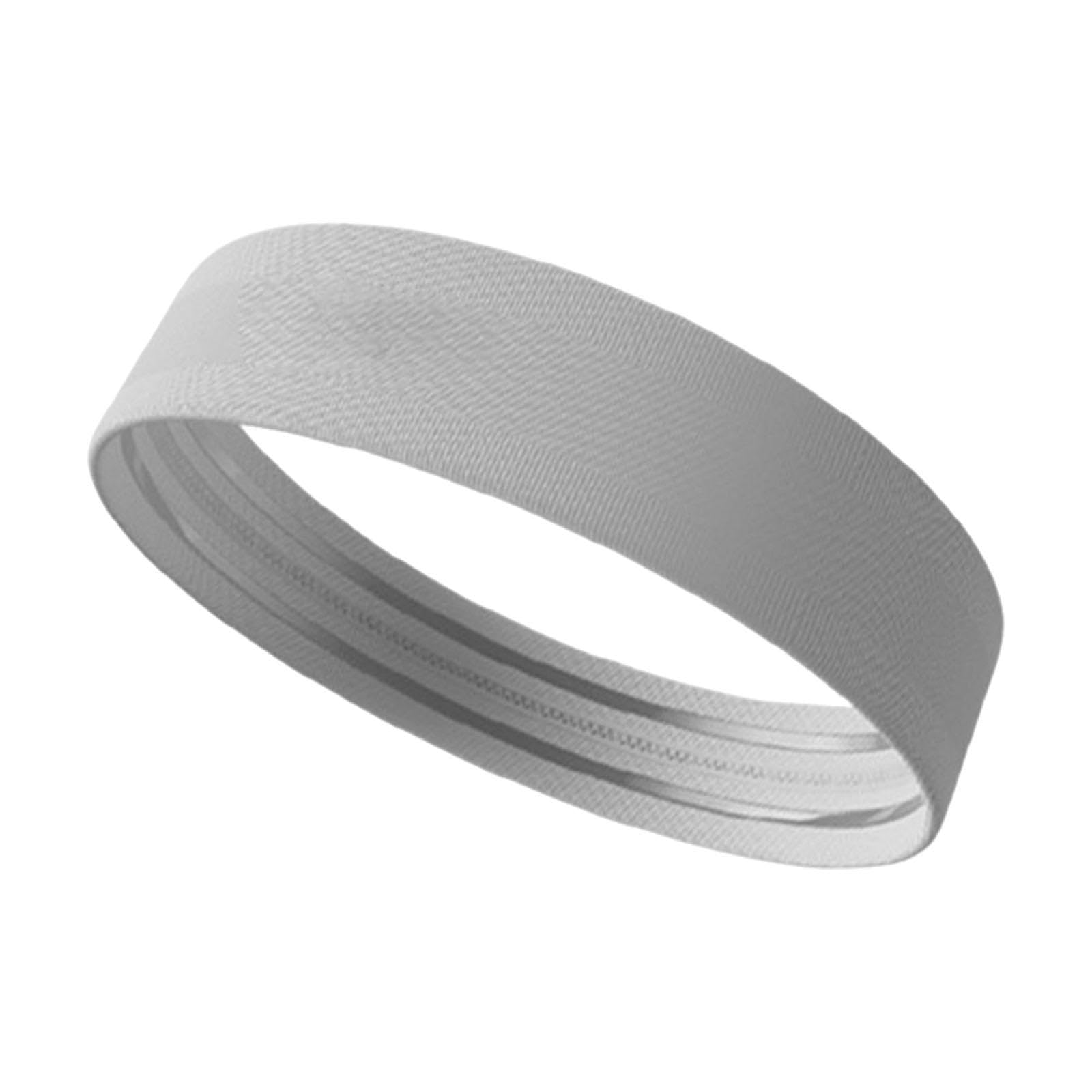 SECRET DESIRE Creations Running Headband Portable Multifunctional Gift Hairband for Yoga Gym Cycling Gray-image-6