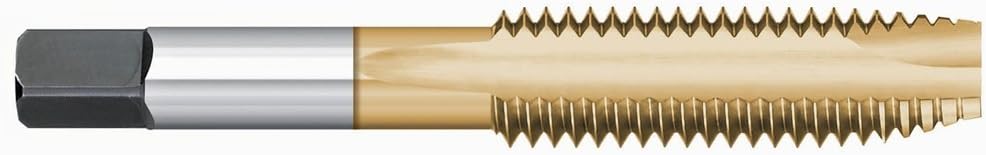 RedLine Tools RT35329 - M5 X .80, D4 Limit, 2 Flute, TiN, HSS (High Speed Steel), Spiral Point Plug Tap