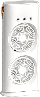 Next Store USP Dual Head Fan – Humidifier, Controlled, 180° Rotation, 90° Rotation, 3 Speeds, Ambient Light, Portable Fan for Office, Home, Travel