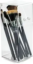 Porta Pincel em Acrílico com Tampa sem Pérolas