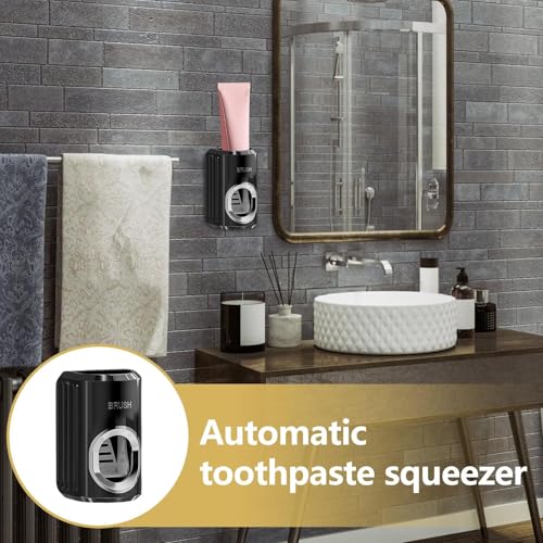 Dispensador de pasta de dientes automático de pared para el baño de casa 6