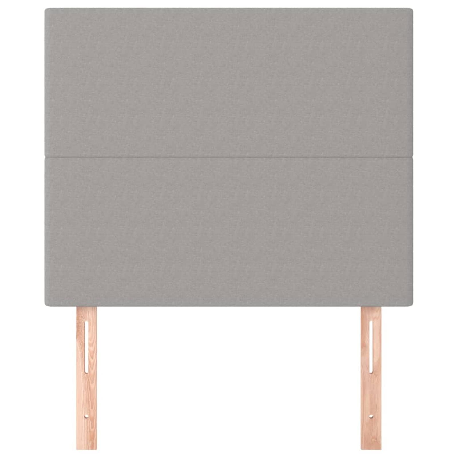 Cabeceros 2 Unidades, Cabezal De Cama, Cabecera para Cama, Cabeceira Cama, Cabezales Dormitorios Modernos, de Tela Gris Claro 90x5x78/88 cm
