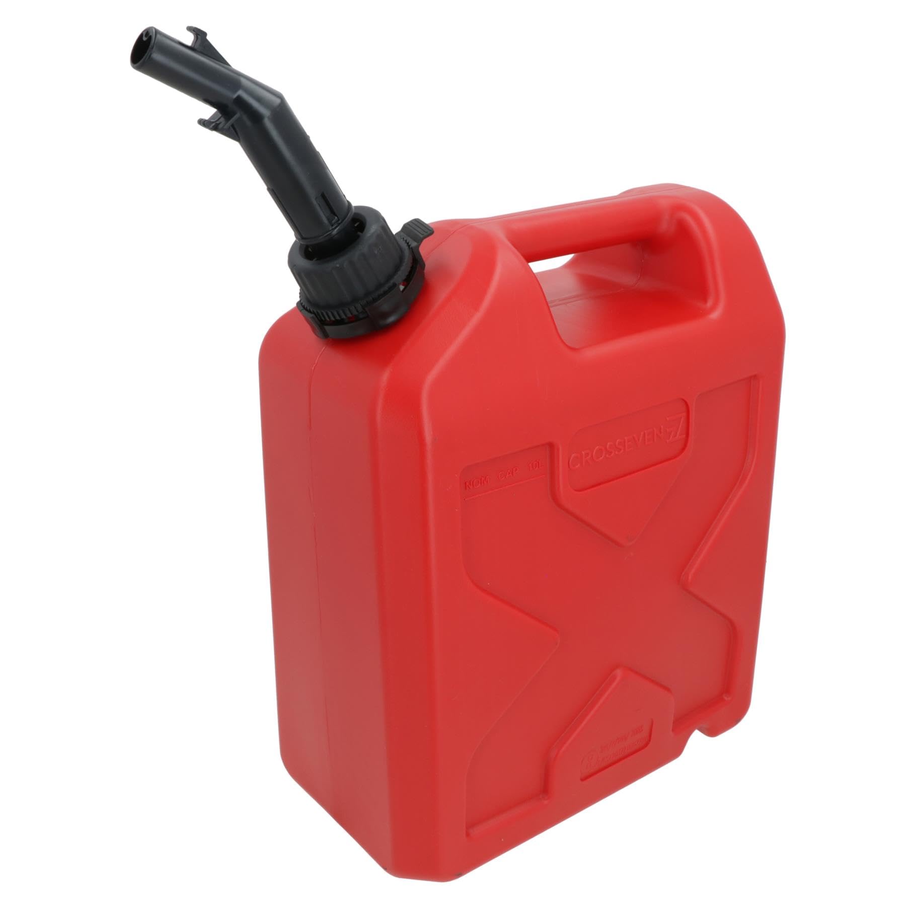 10L Plastic Fuel Jerry Can & Auto Spout Diesel 10 Litre Made in Italy