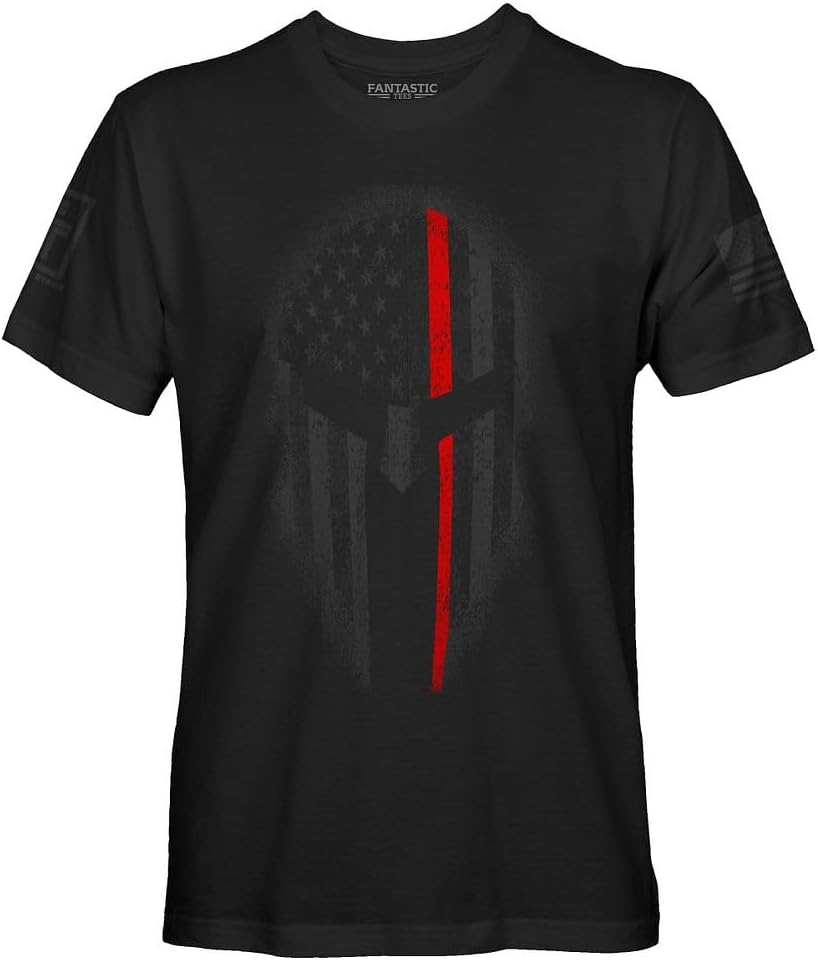 Thin Line Support USA Spartan Men's Stealth T-Shirt