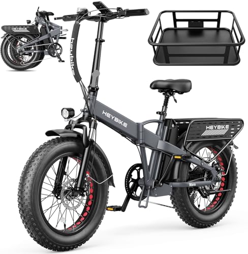 Heybike Mars 2.0 Foldable Electric Bike for Adults,1800W Peak Motor
