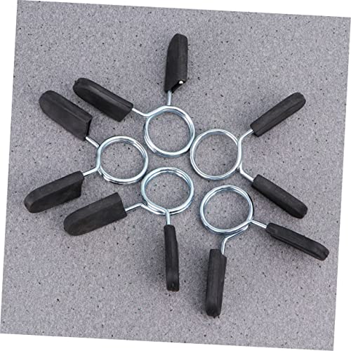 Anneome 5 Unidades Colarinho De Mola Braçadeiras De Barra Coleiras De Barra De Peso Colar De Grampos