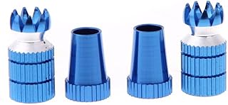 HONMEET 3mm Screw Transmitter Stick Caps Transmitter Stick Ends Transmitter Anti-Slipping Caps Pole Cap Metal