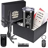 Gifts for Boyfriend-Valentines Day Gifts basket for Him Anniversary Unique Presents Birthday Gifts for Boyfriend from Girlfriend Sweetest Day Multitool,Tumbler Sets Romantic Gift Idea