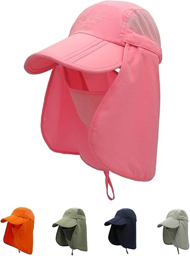 LLmoway Sombrero de pesca con protección solar para hombre, mujer, niños, safari, de secado rápido