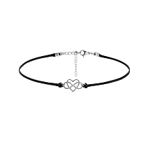 Sacina Goth Infinity Heart choker, Goth Simple Choker for Women, Halloween Christmas New Year Jewelry Gift For Women