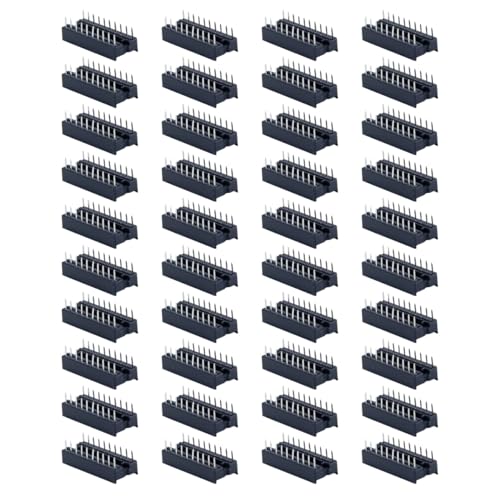 Orivin - Orivin Kit d'adaptateurs de socket pour puces DIP IC, 20 broches, pas de 2,54 mm/0,1", pour projets de maquette et de circuit imprimé