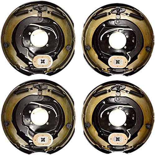 12"x2" Electric Trailer Brake Assembly for 7000 lb Axle Trailers (2 Left +2 Right)