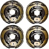 2 Sets 12x2 Electric Trailer Brake Assembly for 7000 lb Axle Trailers 12"x2"