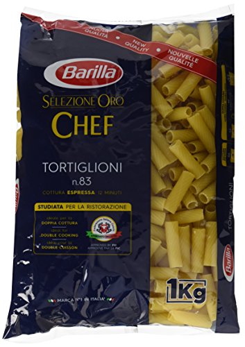 Barilla Pasta Selezione Oro Chef Tortiglioni n. 83, 3er Pack (3 x 1 kg)