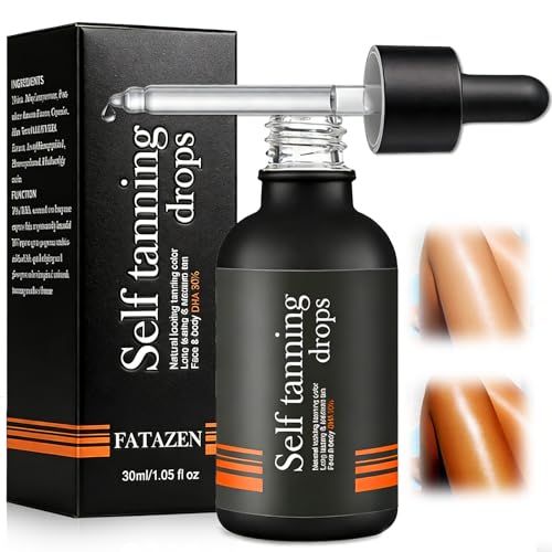 30ml Concentrato Autoabbronzante, Autoabbronzante e Cura del Viso, Effetto Abbronzatura