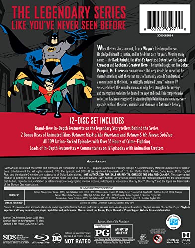 Batman: The Complete Animated Series (Blu-ray w/ Digital Copy)