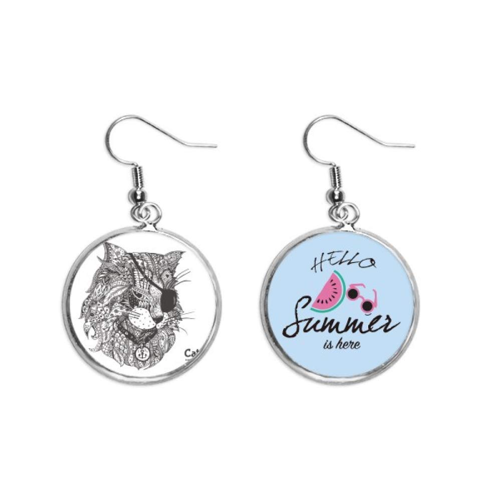 Pendientes de sandía estilo ojo de gato para refrescar tu estilo 5