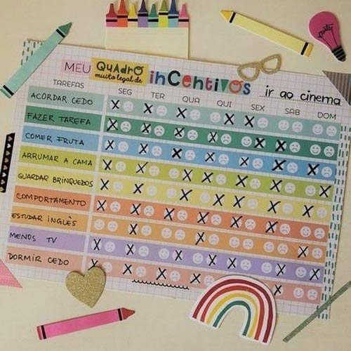 Bloquinho Incentivos Colorido Colore, Coloré, Colorido