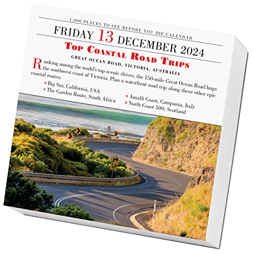 1,000 Places to See Before You Die Page-A-Day Calendar 2024: A Year of Travel