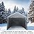 Uiowio 10x20ft Carport Canopy- Heavy Duty Outdoor Portable Garage Ventilated Canopy Carports - Portable Garage Tent for All Weather - Includes Car Seat Canopy and Umbrella Sun Shade Cover,Sand