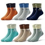 Moon Tree Junge Baumwoll Socken Kinder Nahtlose bequeme Sportsocken Socken in Vier Jahreszeiten 27-30/5-7 Jahre