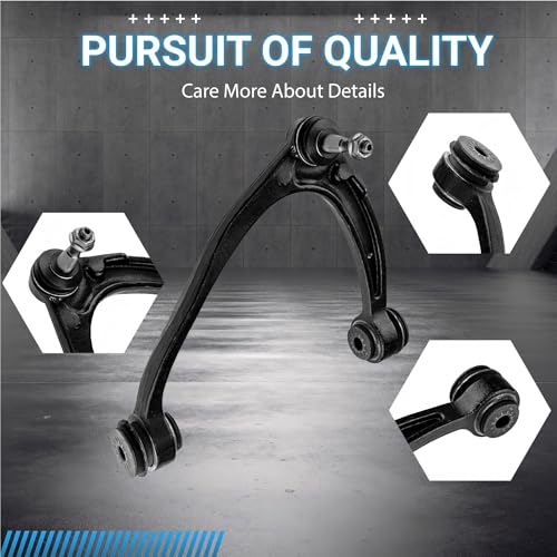 Rockplanet Front Upper and Lower Control Arm Compatible With Cadillac Escalade ESV EXT, Chevy Avalanche Silverado Suburban 1500, GMC Sierra Yukon XL 1500 Front Suspension Kit, Sway Bar Link by Rockplanet - Used condition - Image 5