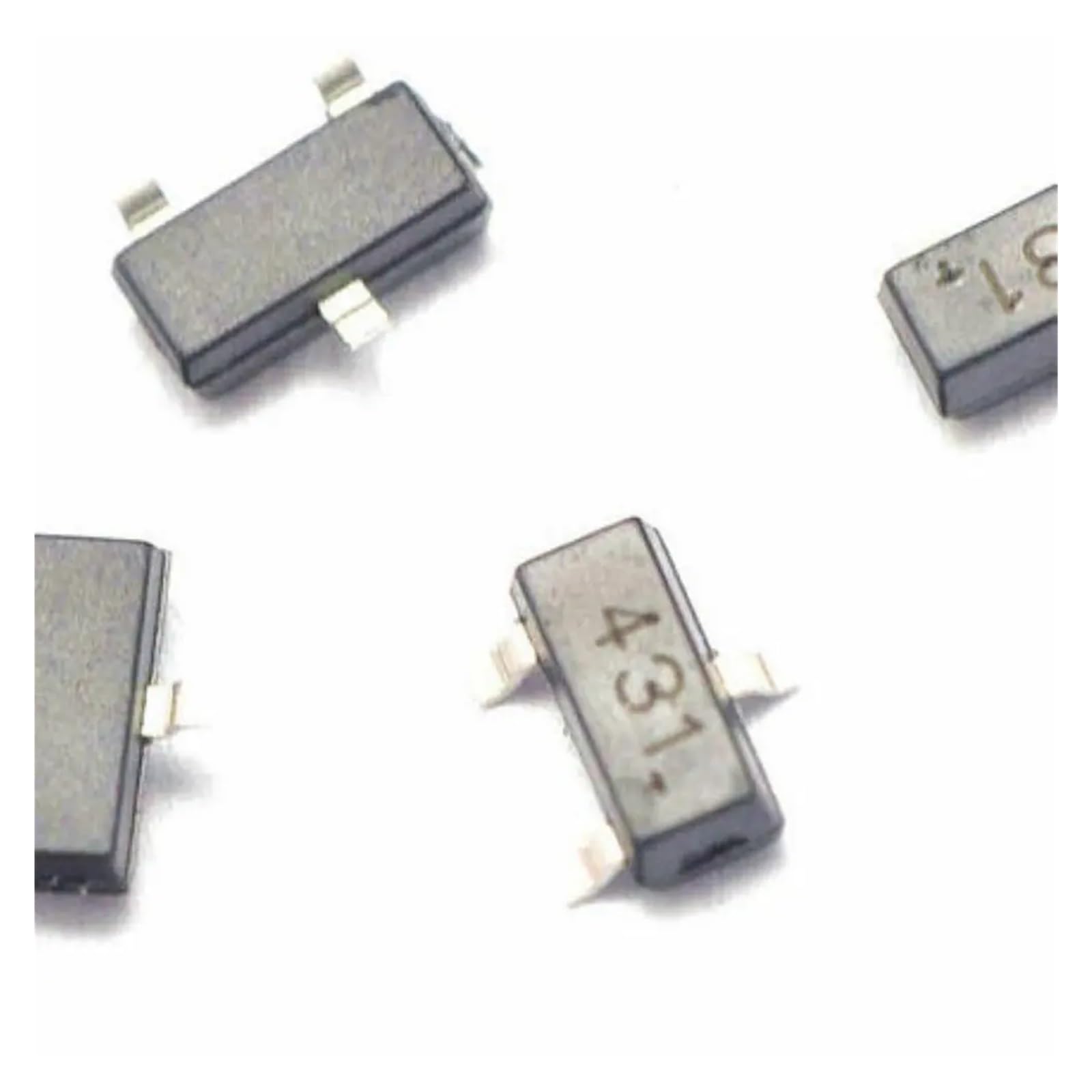 ICXLPMC 50PCS TL431 431 TL431A SOT-23 Chip Regulators Transistor