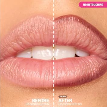 Huda Lip Contour Stain Lip Tint - Soft Nude (.03 Fl Oz)