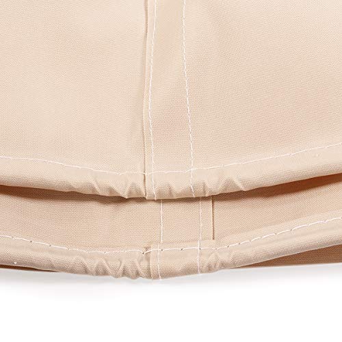 Xtremepowerus 10' X 8' Ft Patio Manual Retractable Sun Shade Awning Uv-Resistant Water Outdoor Backyard (Beige) #TOP4