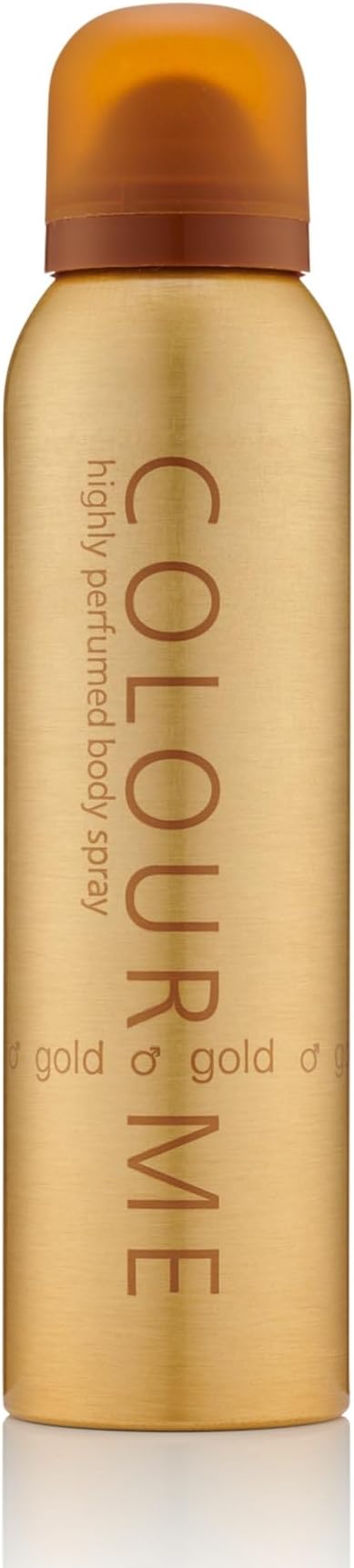 Gold Homme 150ml Body Spray Perfume for Men. Luxury Fragrance - Mens Aftershave, Long Lasting Fragrance for Men by Milton-Lloyd